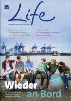 “Life” is the magazine of the university medical center of Hamburg. Before I was asked to design a logo a majority of the marketing people preferred a typographic solution…