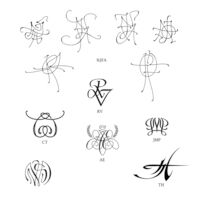 Monograms are trendy again. For a wedding, a signet ring, as an Ex Libris, a stamp, a tattoo… These pages give you an impression how versatile my styles are.