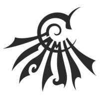 Dieser Kunde wollte die Anfangsbuchstaben seiner Frau (C) und seiner Kinder (T-A-M-H) in Verbindung mit Tribal-Elementen gestaltet haben.